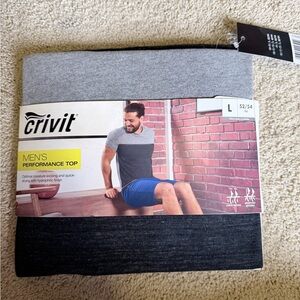 Crivit Men's Gray Performance Undershirt